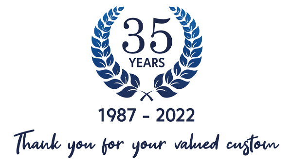 Celebrating 35 years in business!