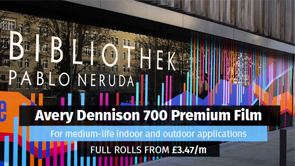 Avery 700 Premium Films - from £3.47/m!
