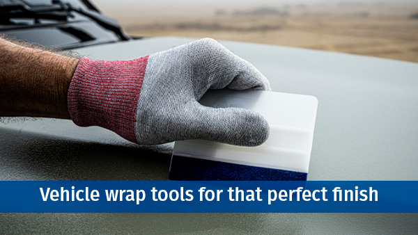 Vehicle wrap tools for that perfect finish