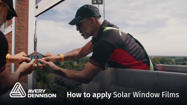 How to apply Avery Dennison window films