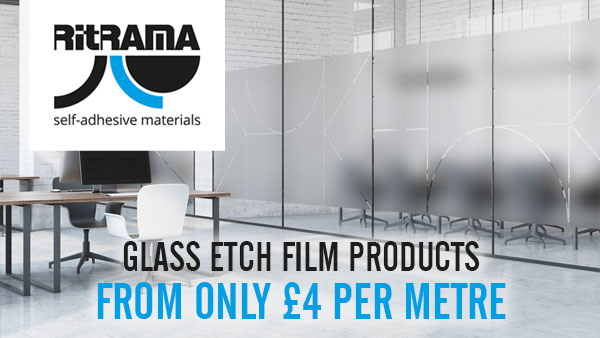 Ritrama etch film - great for window decoration