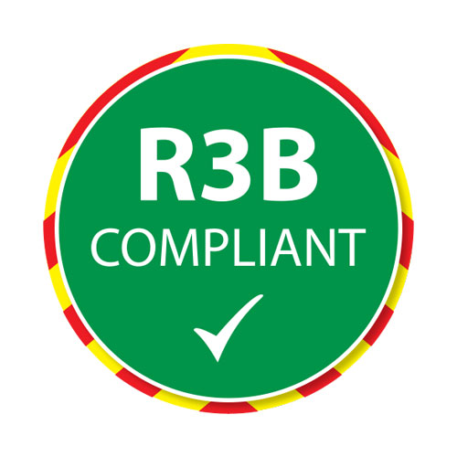 R3B compliant