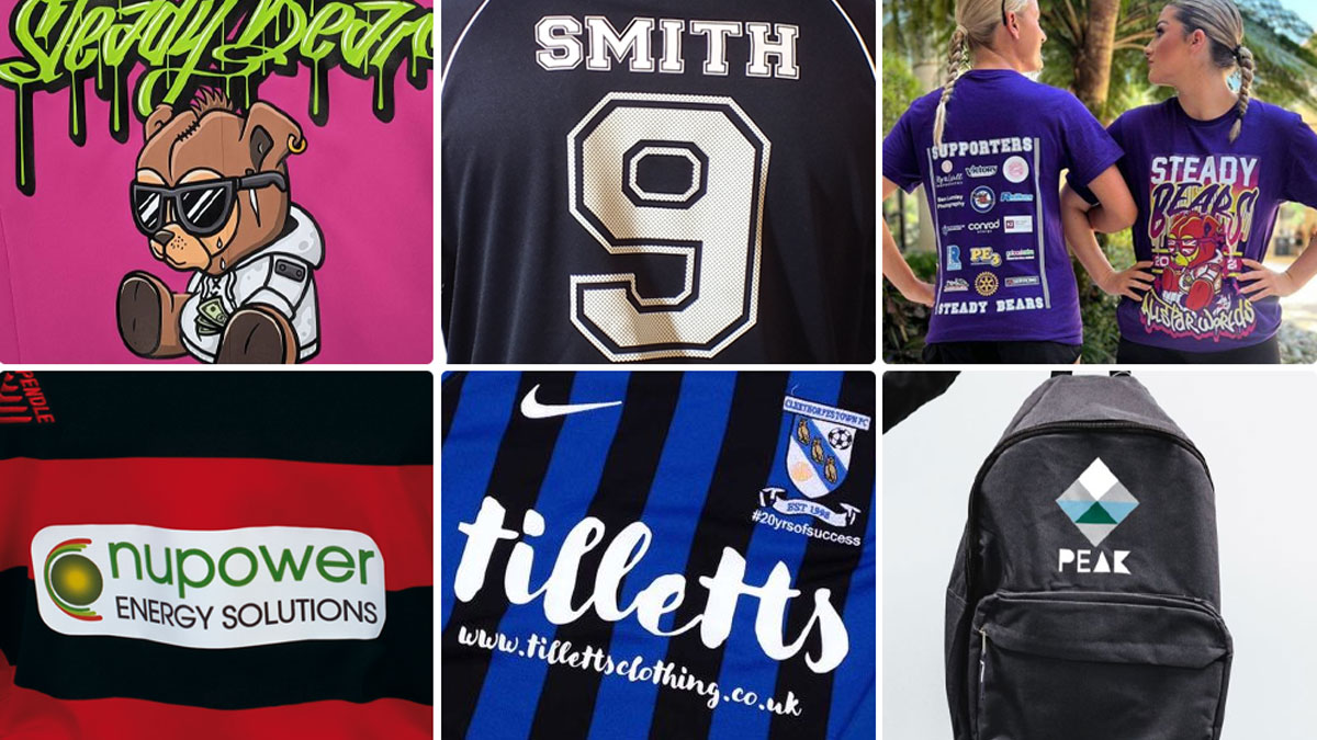 Personalisation products perfect for sports teams